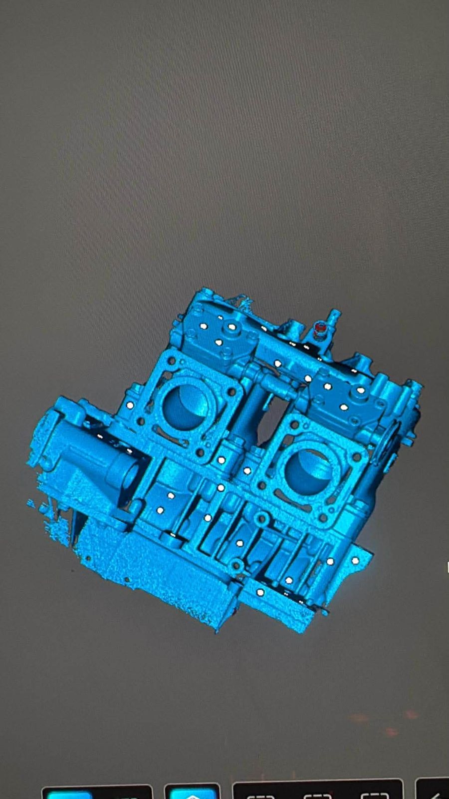 3D scan of an engine for fitment design